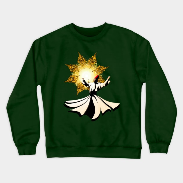 Whirling Dervish Crewneck Sweatshirt by Roy's Disturbia